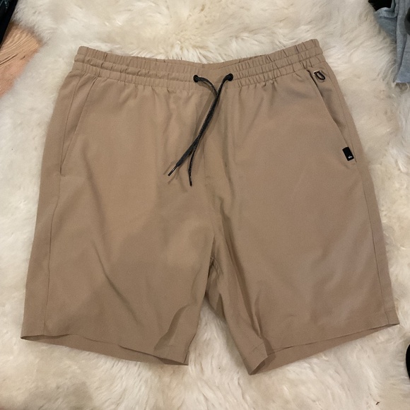 Quiksilver Other - Quicksilver Mens Size Medium Khaki Swim Shorts